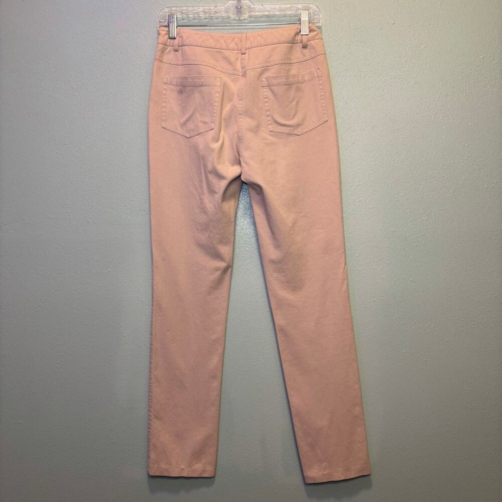J. McLaughlin Classic Khaki Straight-Leg Pants Size 0 Minimalist Quiet Luxury - Picture 4 of 8
